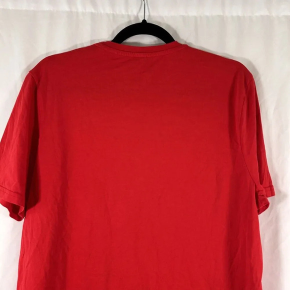 Mavi Shirt Unisex Large Red Istanbul Print Short Sleeve Crew Neck 100% Cotton - Picture 8 of 9